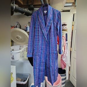New Vintage Maus & Hoffman  Cotton Stripe  Mens  Robe Sz S